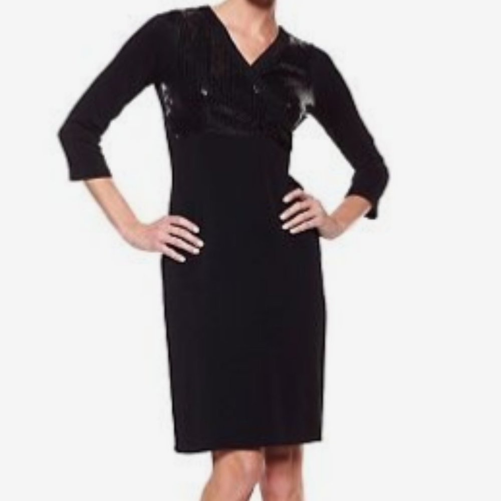 Black Sequin Dress